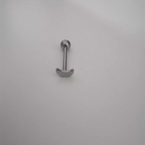 Moon earring 2.2cm used, silver