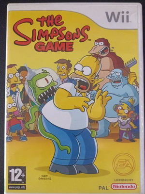 The Simpsons Game Wii used, very good condition