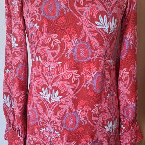 Zara dress multicolored silk like new