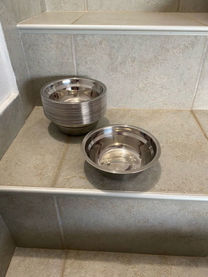 Metal Stainless Bowls set of 25 new