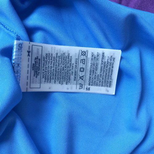 Men's blue Adidas polo shirt, size M, authentic