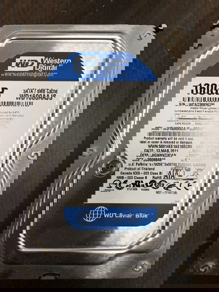 HDD WESTERN DIGITAL 160GB WD1600AAJS SATA2