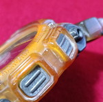 Casio G-Shock DW-9000 vintage ρολόι μεταχειρισμένο με ημιδιαφανές πορτοκαλί περίβλημα