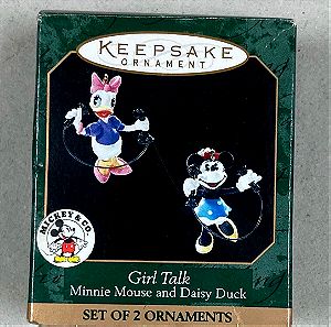 Hallmark 1999 Disney Keepsake Ornament Girl Talk  Minnie Mouse & Daisy Duck Καινούργιο Τιμή 20 Ευρώ