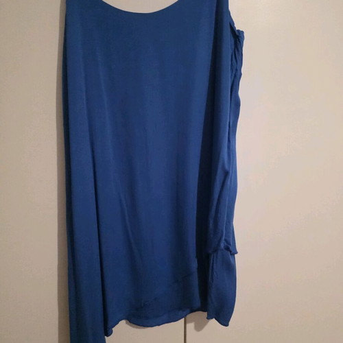 Celestino viscose dress large blue royal new with special design