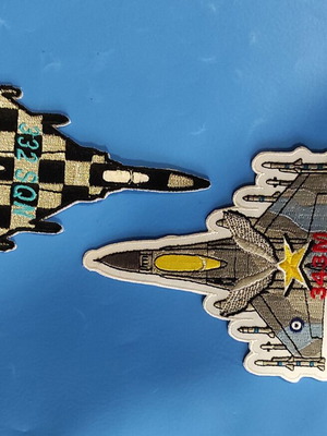Hellenic Air Force patches 332 Mirage 2000 and 343 Star new