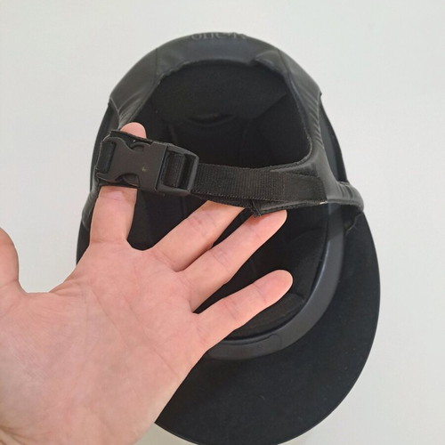 Riding helmet ONE K Defender size XS like new, black with chrome stripe
