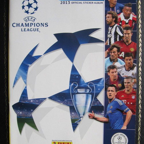 Panini Champions League 2012/13 άλμπουμ μεταχειρισμένο με 63 αυτοκόλλητα