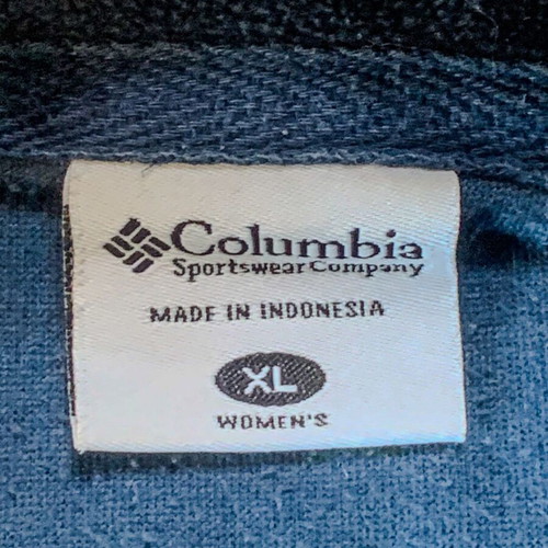 Columbia Sportswear women's fleece jacket, blue, size M fit