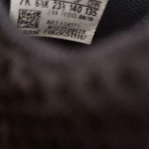 Adidas Kids Athletic Shoes Used Size 23.5 Black
