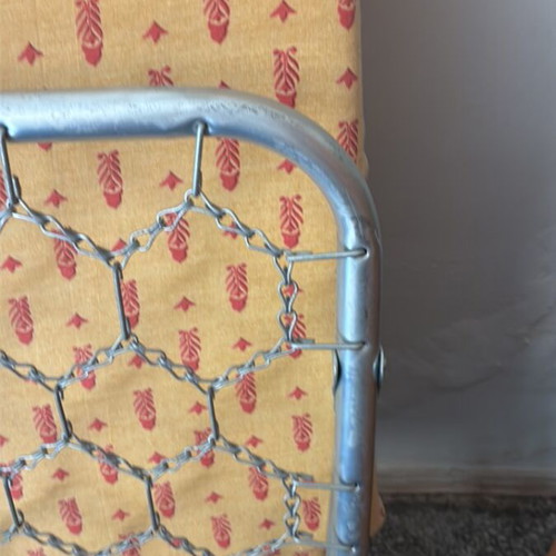 Folding bed used with minor storage imperfections