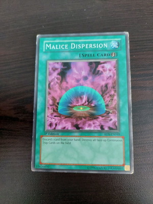 Yu-Gi-Oh Malice Dispersion κάρτα