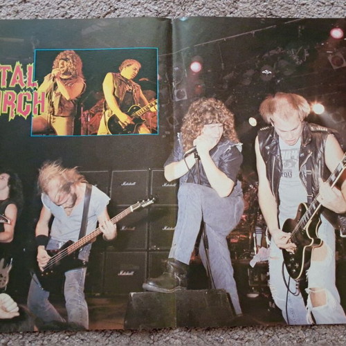 Metal Church Magnum Vigilante 1987 poster, Official Metal Hammer Magazine