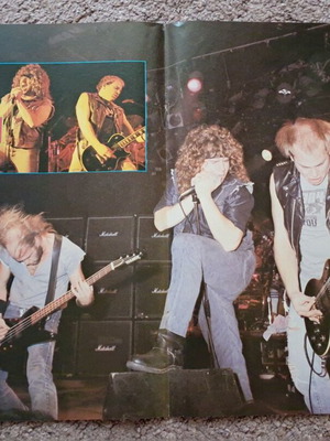 Metal Church Magnum Vigilante 1987 poster, Official Metal Hammer Magazine