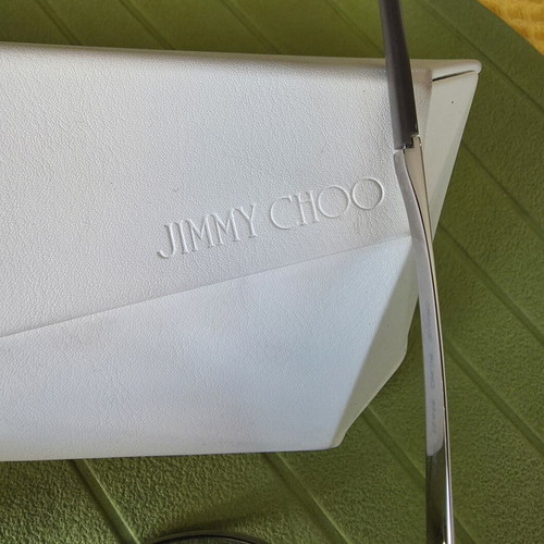 Jimmy Choo Ora/S 1KLNQ Cat Eye Sunglasses Like New, Gold and Silver