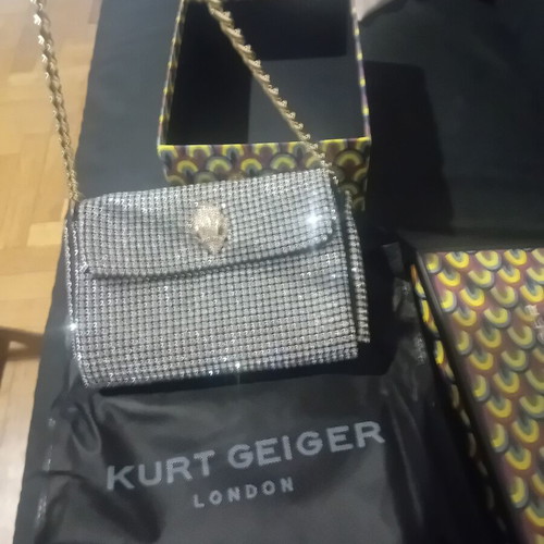 Kurt Geiger shoulder bag new, silver