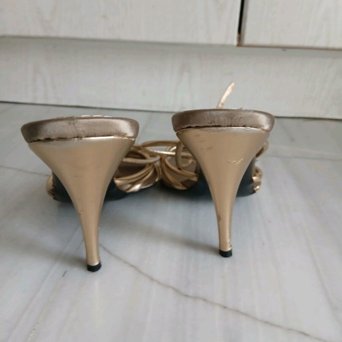 Barbara Bui sandals used, gold color, size 37
