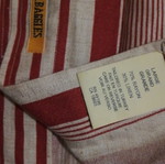 BD Baggies striped short sleeve shirt used, large