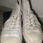 Converse δερμάτινα μποτάκια, άσπρα, νούμερο 42,5
