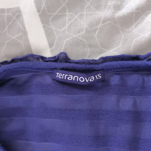Terranova violet dress like new, size XS with bow detail