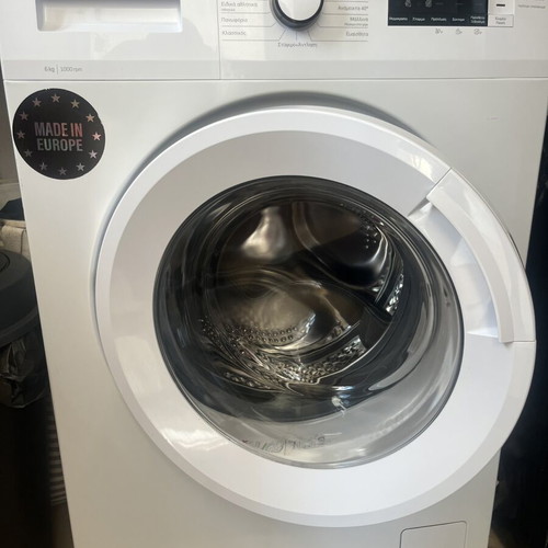 Beko washing machine 6kg like new, 1000 rpm, Greek menu