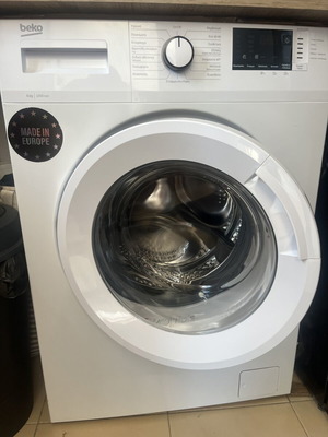 Beko washing machine 6kg like new, 1000 rpm, Greek menu