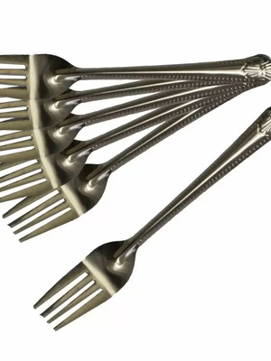 Metal forks set of 6, 17cm