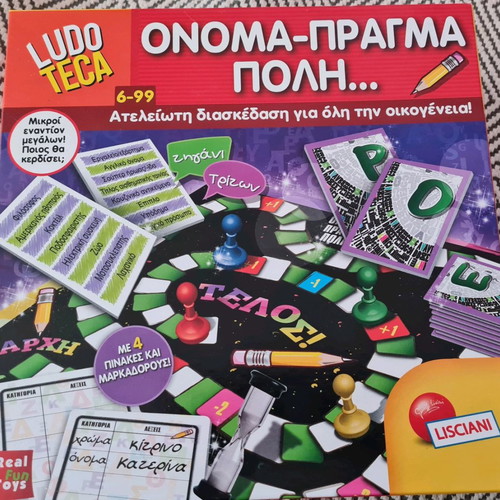 Board game Name, Thing, City like new