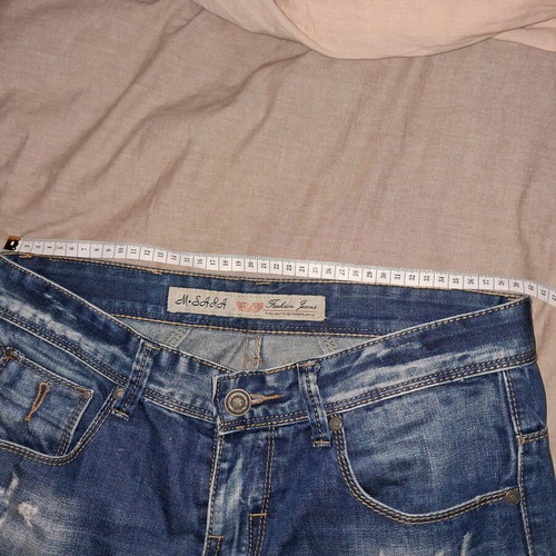 M. Sara modern mid-rise jeans like new, size 38 blue