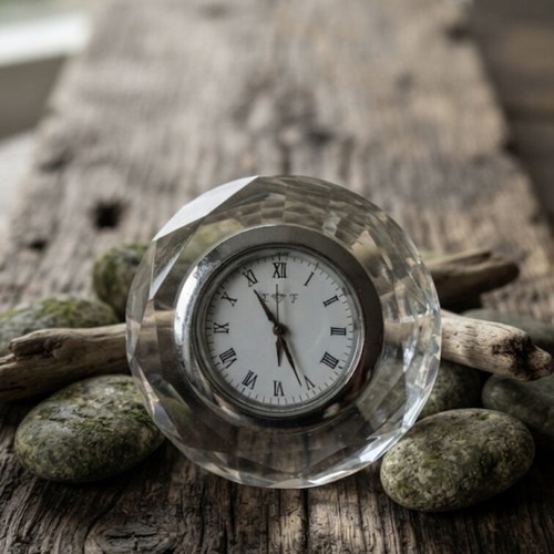 Vintage Crystal Collectors Επιτραπέζιο Ρολόι μοντέλο 62701 μεταχειρισμένο με ατέλειες