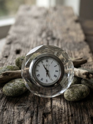 Vintage Crystal Collectors Επιτραπέζιο Ρολόι μοντέλο 62701 μεταχειρισμένο με ατέλειες