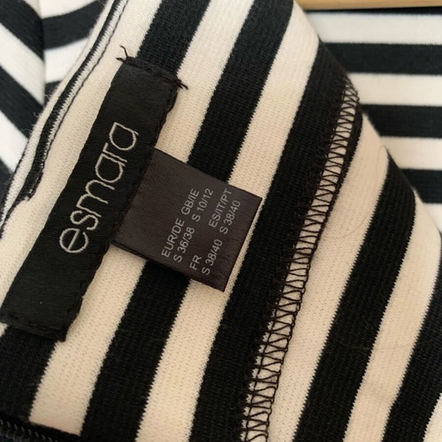 Esmara dress new, black and white, size S, loose fit