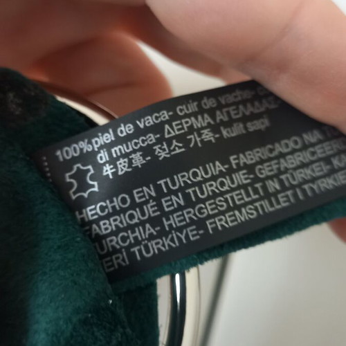 Zara leather belt cypress like new