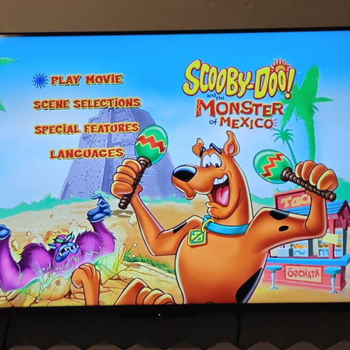 Scooby Doo and the Monster of Mexico DVD used with subtitles