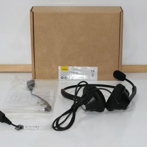 Jabra Biz 1900 Duo QD headphones new with microphone and cords