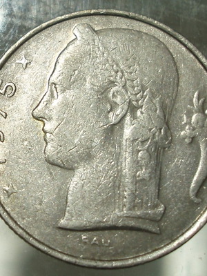Νόμισμα 5 Francs 1975 μεταχειρισμένο, Βέλγιο