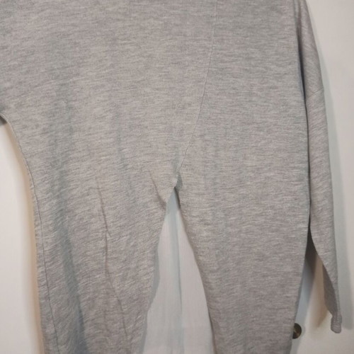 Wu Wear grey sweatshirt like new with floral design one size
