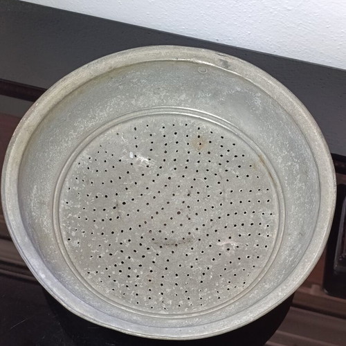 Copper colander used, diameter 27cm
