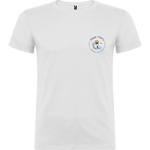 Roly T shirt like new, white, summer print