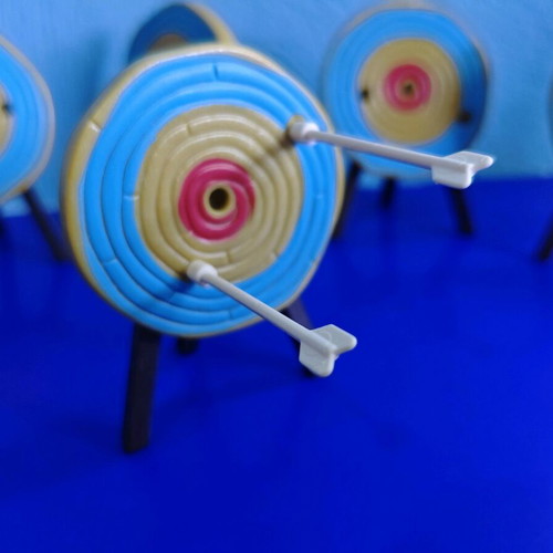 Playmobil Medieval Archery Target new, pack of 5 with tripod