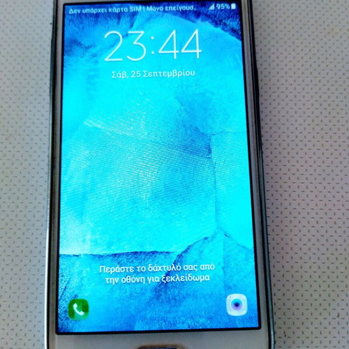 Samsung Galaxy J500 FN μεταχειρισμένο, Android 5.1, κάμερα 13 MP, άσπρο