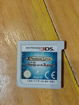 Professor Layton and the Azran Legacy Nintendo 3DS game used, Dutch version