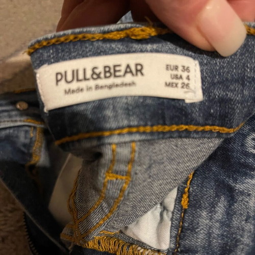 Pull & Bear high waist skinny jeans like new, blue, size S