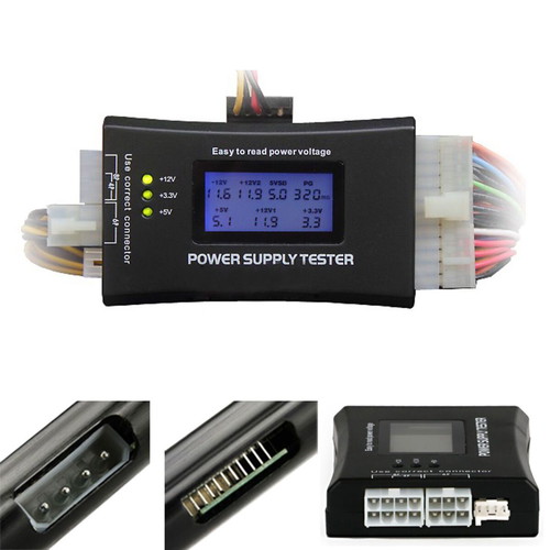 Digital PC Power Supply Tester like new with LCD screen