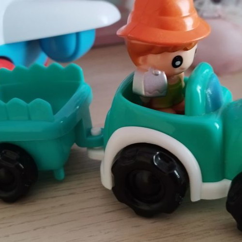 Set of toys for small children used