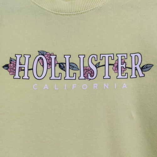 Hollister lightweight women's sweatshirt, yellow-green