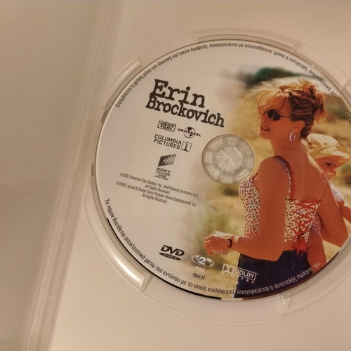 Erin Brockovich DVD new, social drama with Julia Roberts