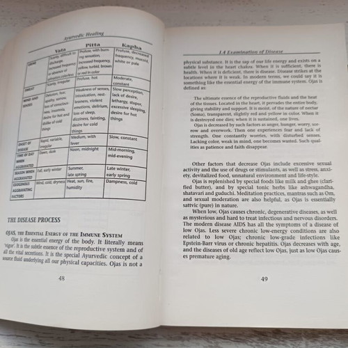 Ayurvedic Healing book used by David Frawley