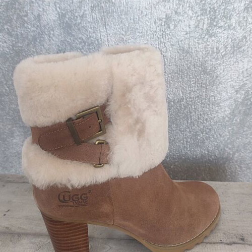 UGG boots size 38 new with high heel and fur lining