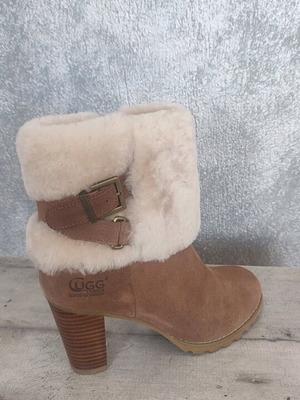 UGG boots size 38 new with high heel and fur lining